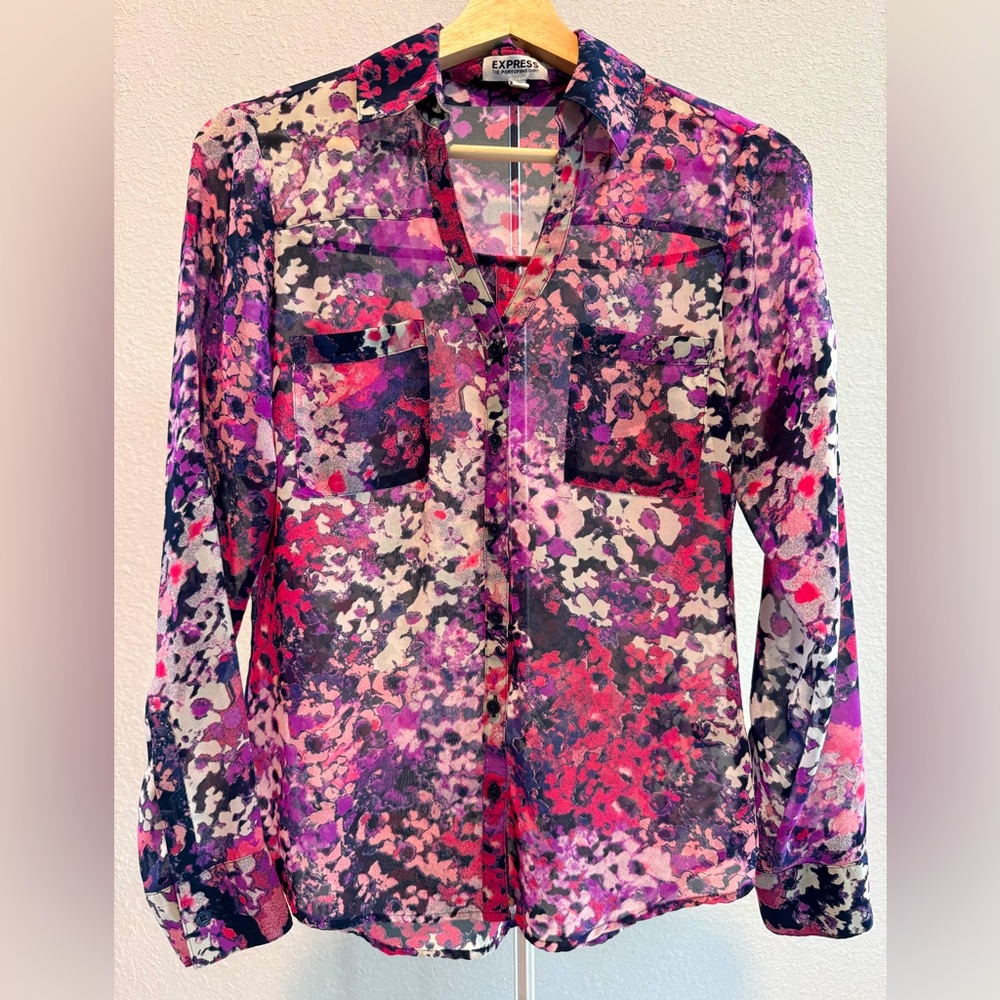 Women’s Express “Portofino” Button down shirt
